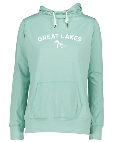 Women's Great Lakes Funnel Neck Hooded Long Sleeve