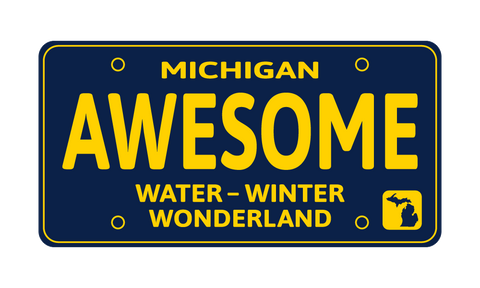 Water-Winter Wonderland Sticker (PACK OF 10)