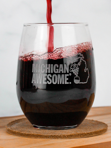 Michigan Awesome Stemless Wine Taster (4/case)