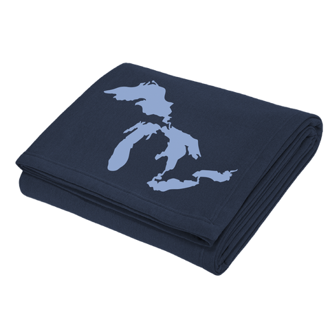 Great Lakes Sweatshirt Blanket