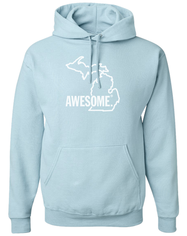 Michigan Awesome State Outline Hoodie
