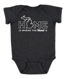 Home is Where the Hand Is Baby Onesie