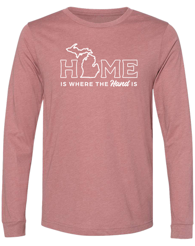 Home Is Where The Hand Is Long Sleeve T-Shirt