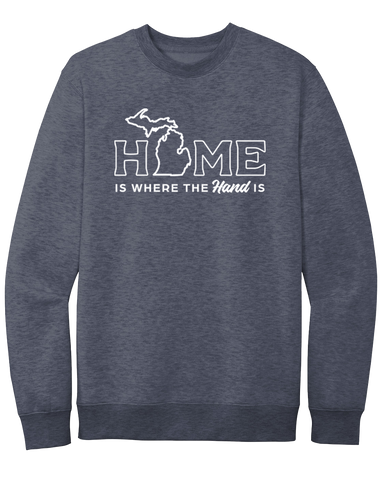 Home is Where the Hand Is Crewneck Sweatshirt