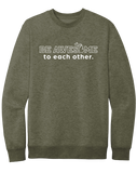Be Awesome to Each Other Michigan Crewneck Sweatshirt