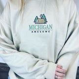 Camp Embroidered Crewneck Sweatshirt
