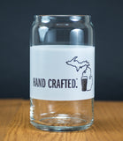 Michigan Awesome "Hand Crafted" Can Glass (4/case)