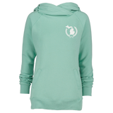 Women's Michigan Crest Funnel Neck Hoodie