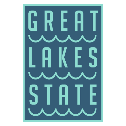 Great Lakes State Vinyl Stickers (Pack of 10)