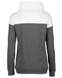 Women's Colorblock Cowl Neck Pullover